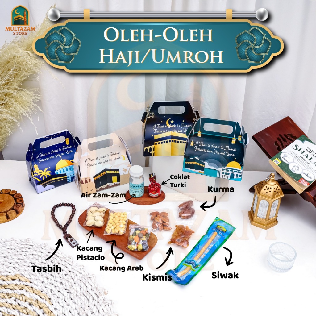 

Paket Oleh-Oleh Haji Umroh Coklat Tasbih Zam-Zam