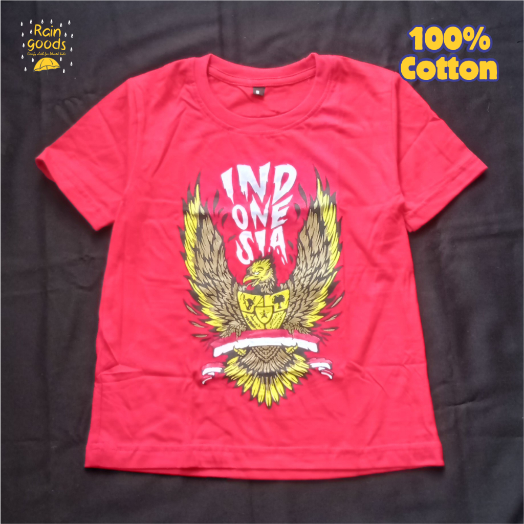 Kaos Anak Indonesia Pancasila / Baju Anak Indonesia Pancasila / Kaos Anak Garuda Pancasila / Baju An