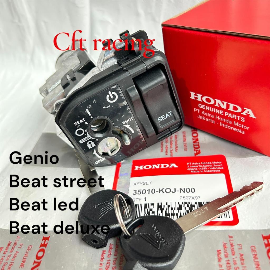 Kunci kontak set genio, beat street, beat deluxe, beat led 2020_2023 kualitas original kunci kontak 