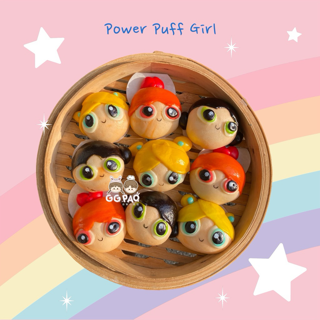 

bakpao karakter power puff girl | GG pao bakpao tanpa pengawet bisa request karakter