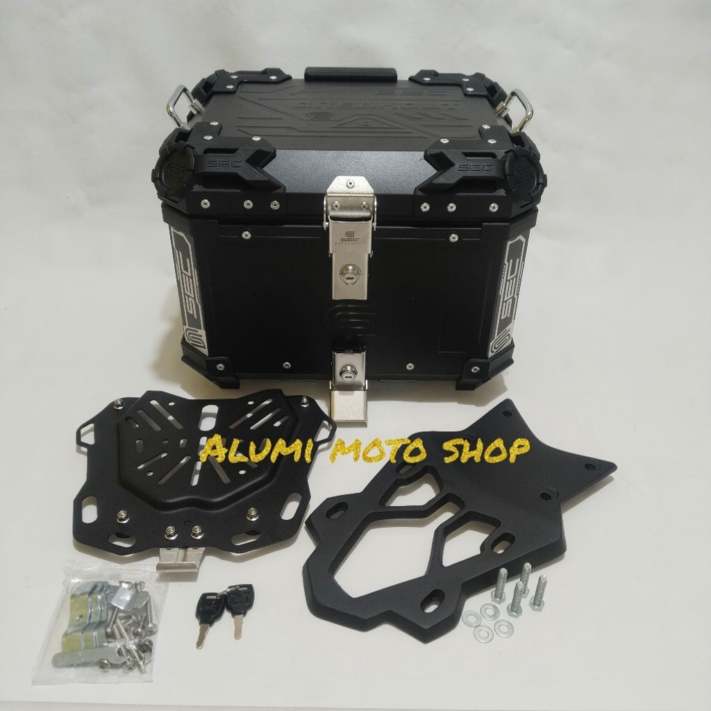 paketan top box sec breakout 45 liter komplit breket box bintang pcx 150 & pcx 160