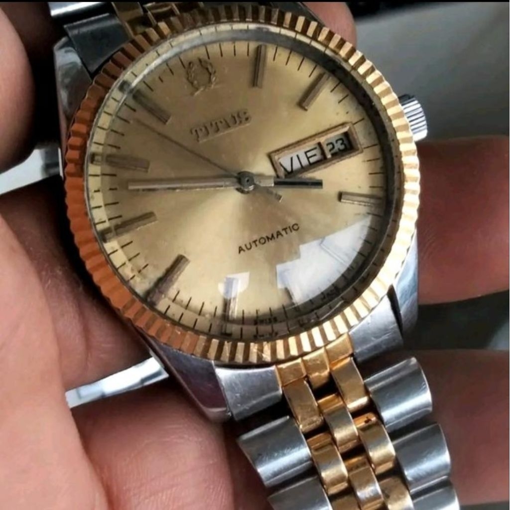 solvil et titus president automatic two tone