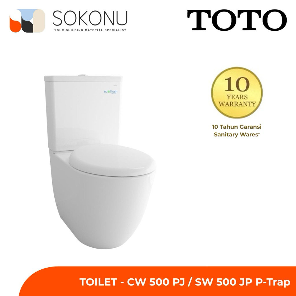 TOTO Toilet - CW500PJ / SW500JP P-Trap