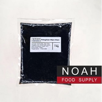 Pro Hemat FILLING TAUSA WIJEN HITAM BLACK SESAME PASTE ISIAN MOONCAKE ROTI 1 KG
