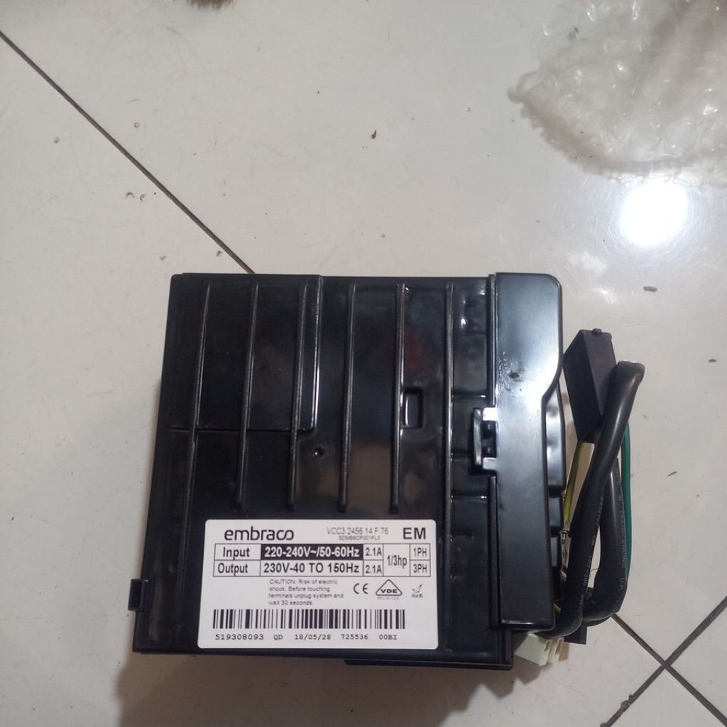 Modul pcb kulkas inferter embraco VCC3 2456 14 F 76 ORIGINAL & Brand New Embraco VCC3 2456 Refrigera