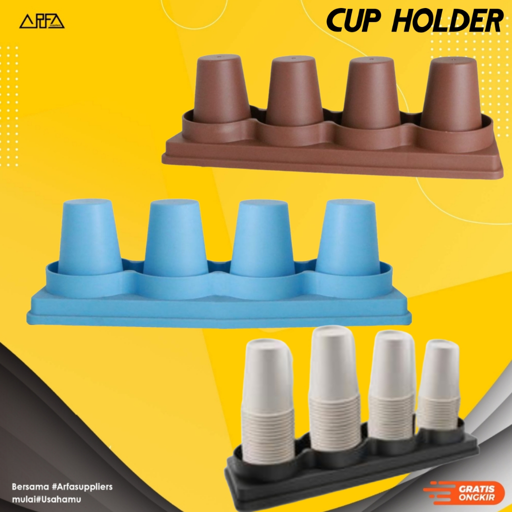 Cup Holder Organizer 4 Slot Paper Cup