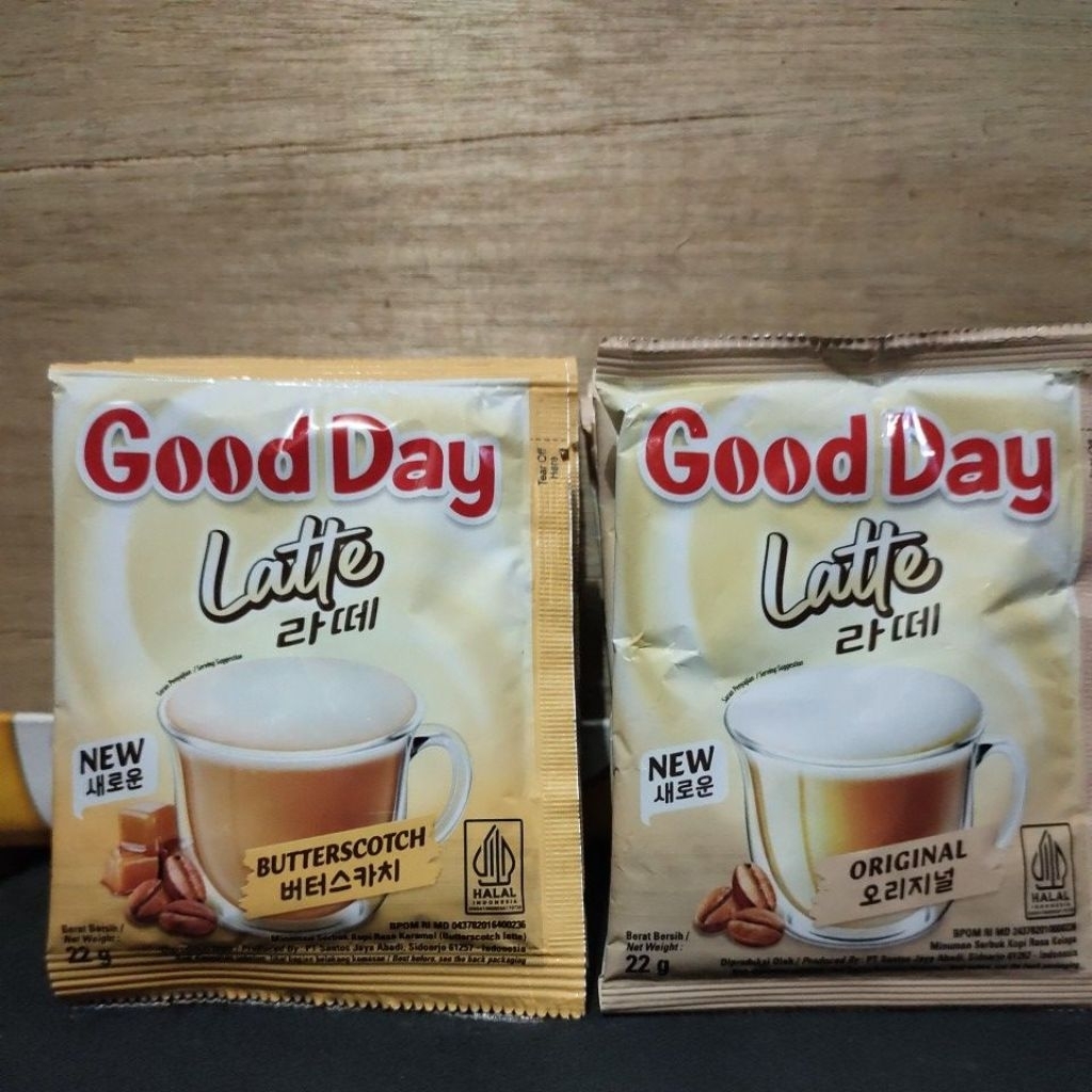 

Good day Latte 1renceng isi 10sachet@22gr