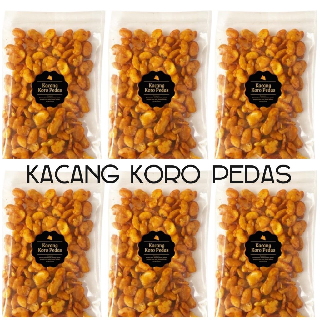 

Cemilan Snack Kacang Koro Pedas