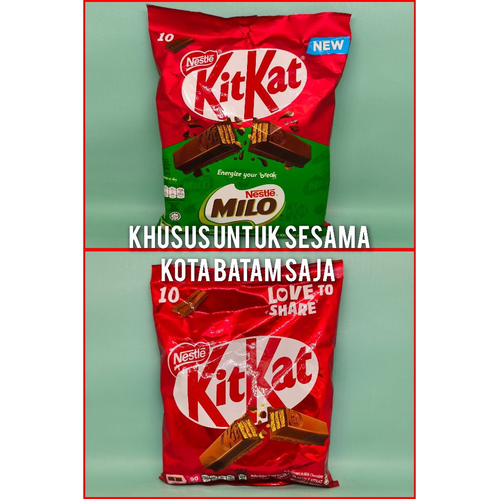 

KitKat Wafer Milk 160gr /170gr isi 10 bar