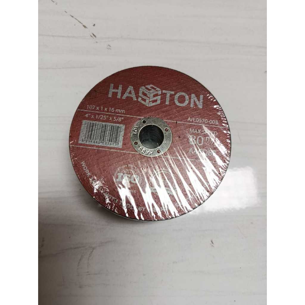 Mata Gurinda Potong HASSTON Batu Potong Cutting Wheel Disc 4" 1 PACK isi 25