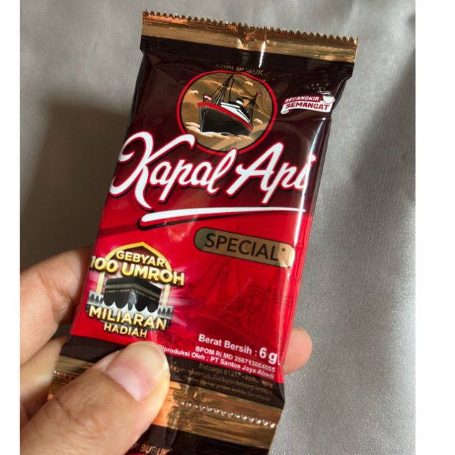 

KAPAL API MINI 6GR - KOPI HITAM TANPA GULA (1 Renteng isi 10 Sachet)