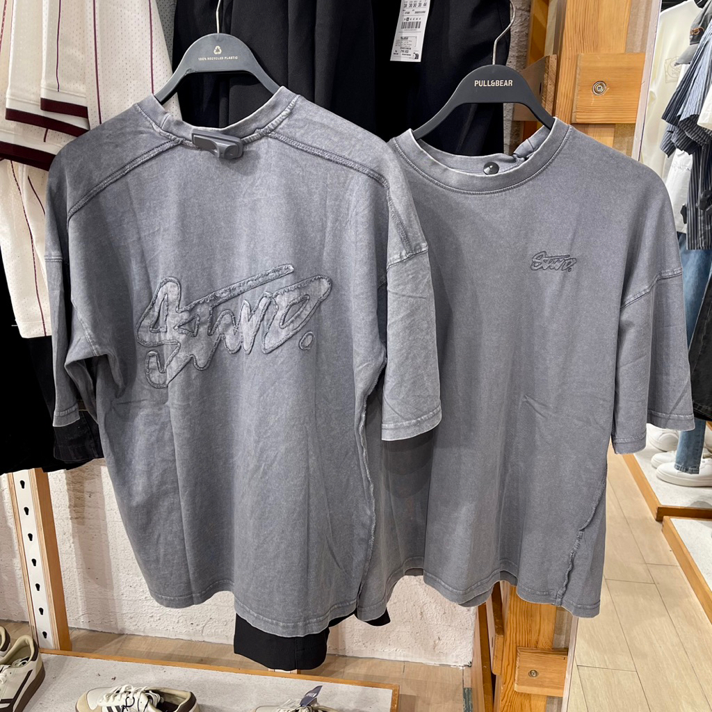 Tshirt Pull and Bear Man Boxy Fit STWD