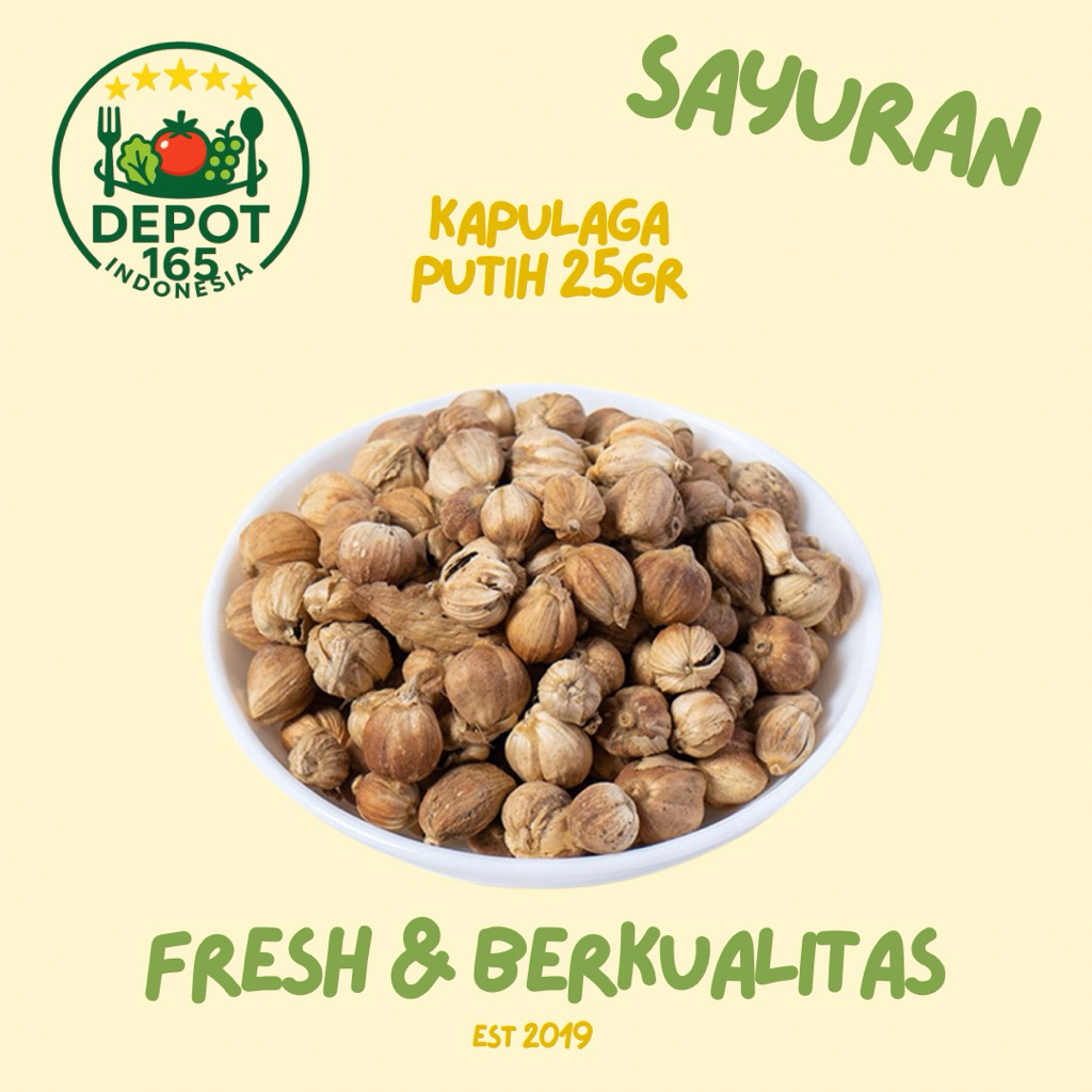 

KAPULAGA PUTIH 100gr | DEPOT 165 INDONESIA MART | SURABAYA