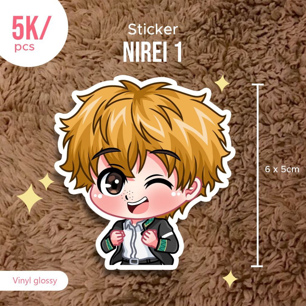 

Stiker nirei anime windbreaker anti air