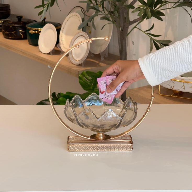 Candy Jar Pajangan Meja/ Pajangan Mewah/ Dekorasi Meja