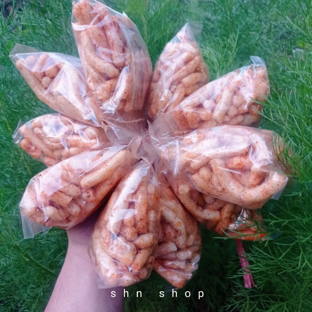 

kerupuk edun ikan laut pedas isi 10 pcs gurih