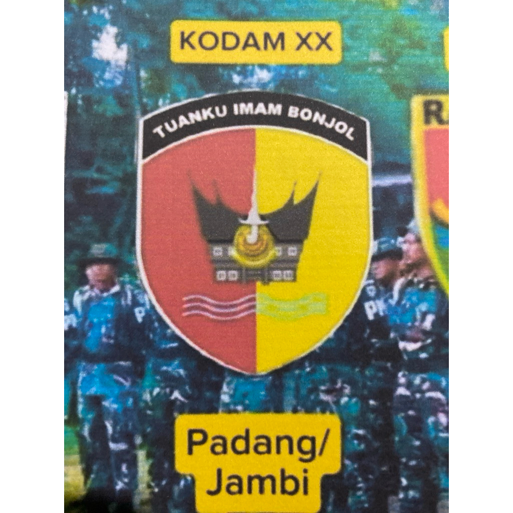 Atribut Kodam XX Tuanku Imam Bonjol
