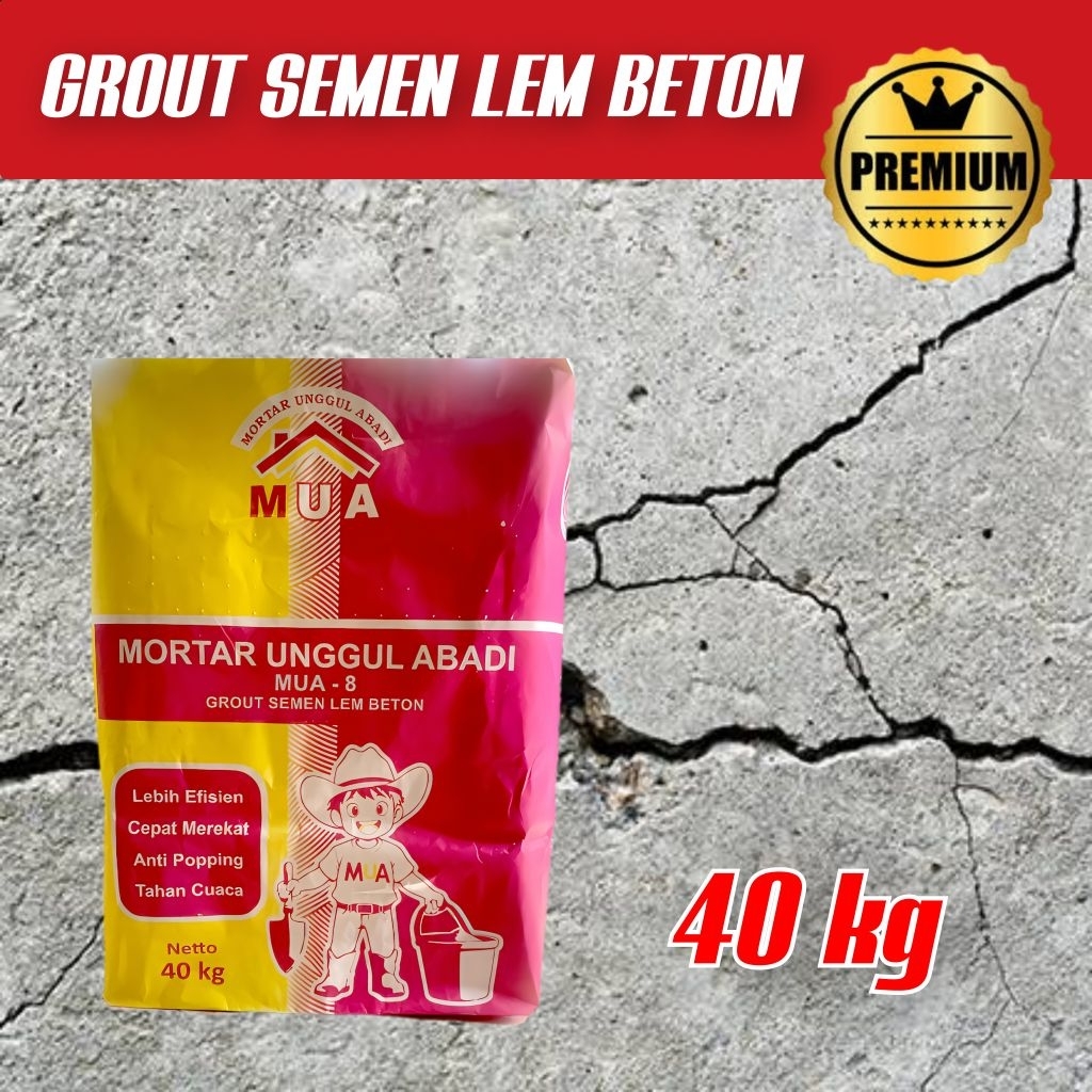 Semen mortar grout lem beton 40 kg / tambal cor beton / pengiriman khusus banten