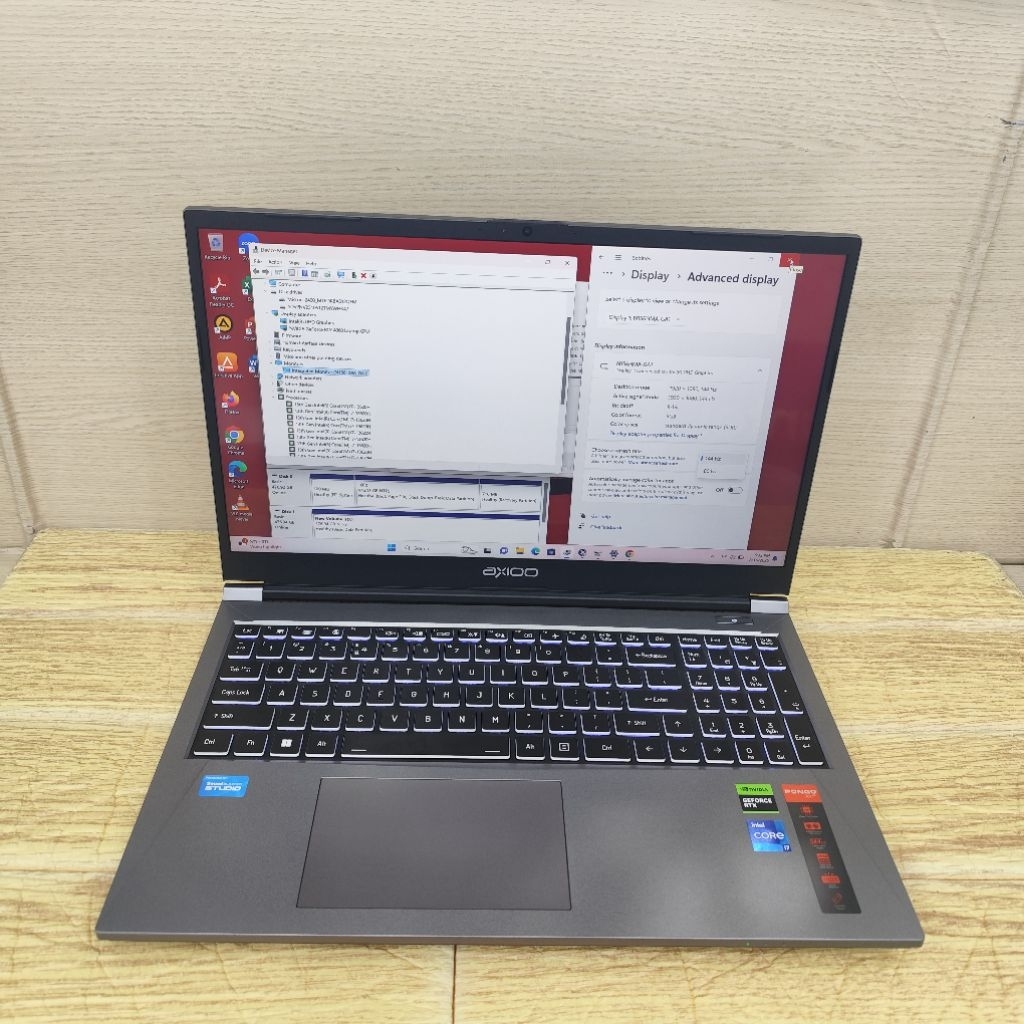 Laptop Second Axioo Pongo 760 v2 Core i7-13620h Ram 16gb Ssd 512gb 512gb Rtx 4060