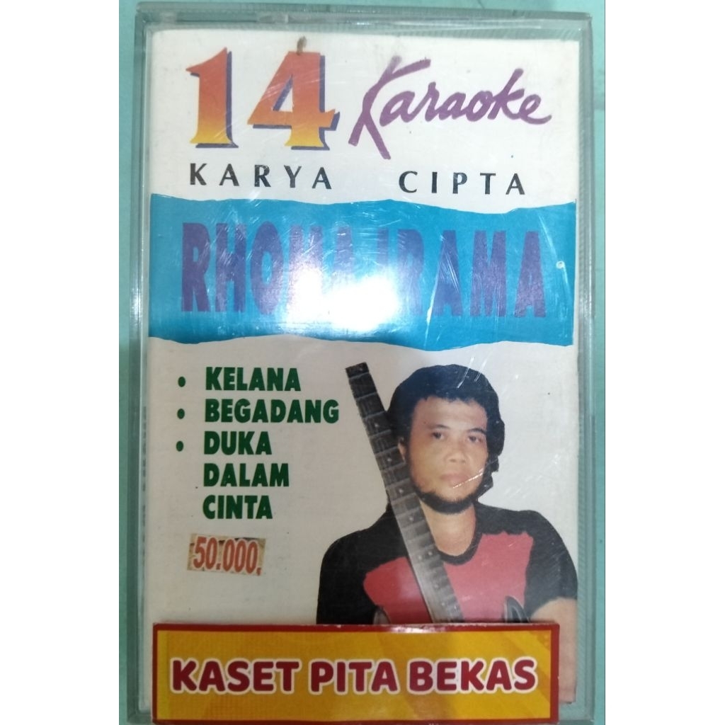 kaset pita bekas dangdut 14 karaoke karya Rhoma irama