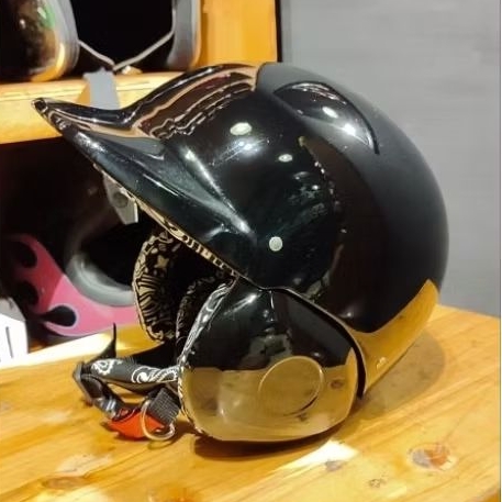 Helm Astrea Baseball Hitam Busa Bandana