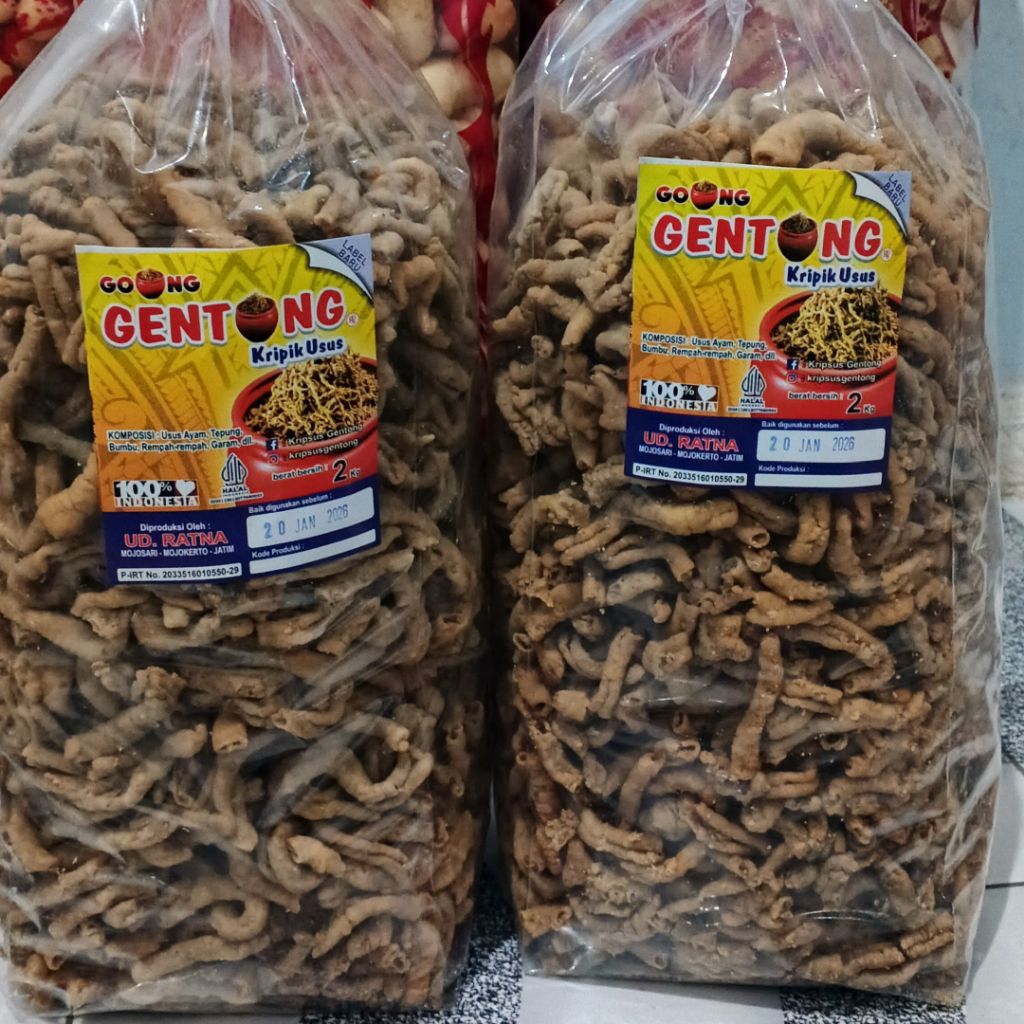

Usus gentong kemasan 1 kg