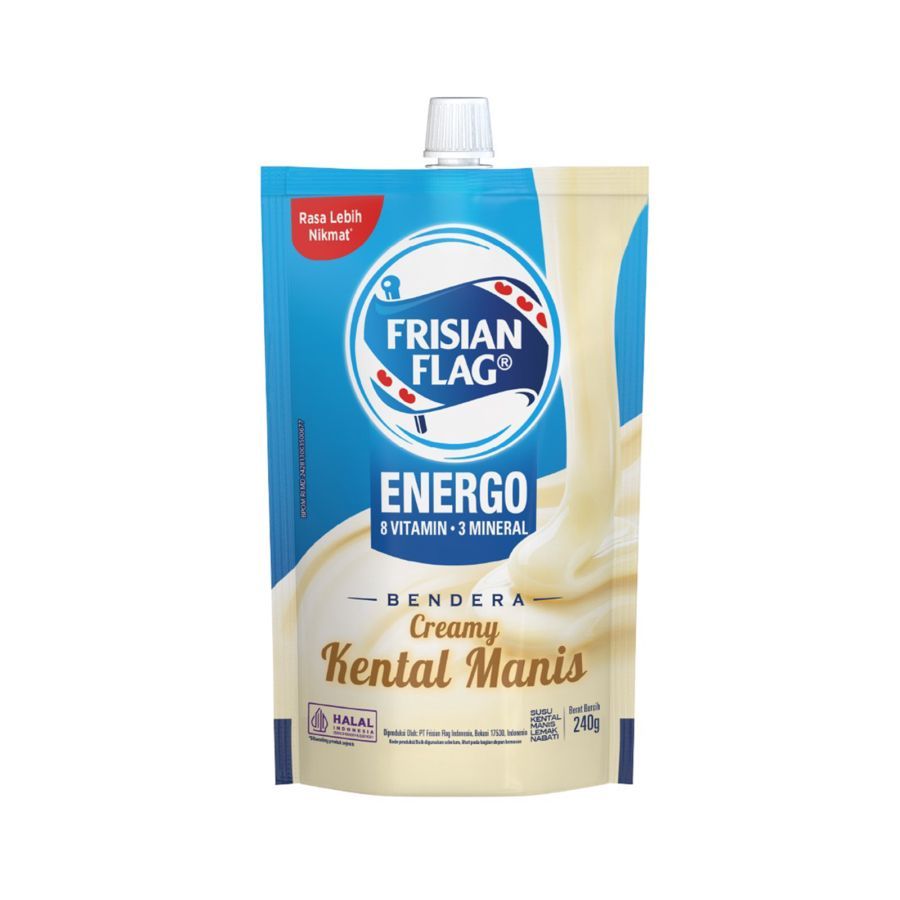 

FRISIAN FLAG Susu Kental Manis PLAIN POUCH 240 GRAM
