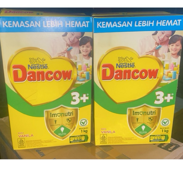 

Dancow Susu 3+ Vanila/Madu Kemasan 1kg Ready Stock