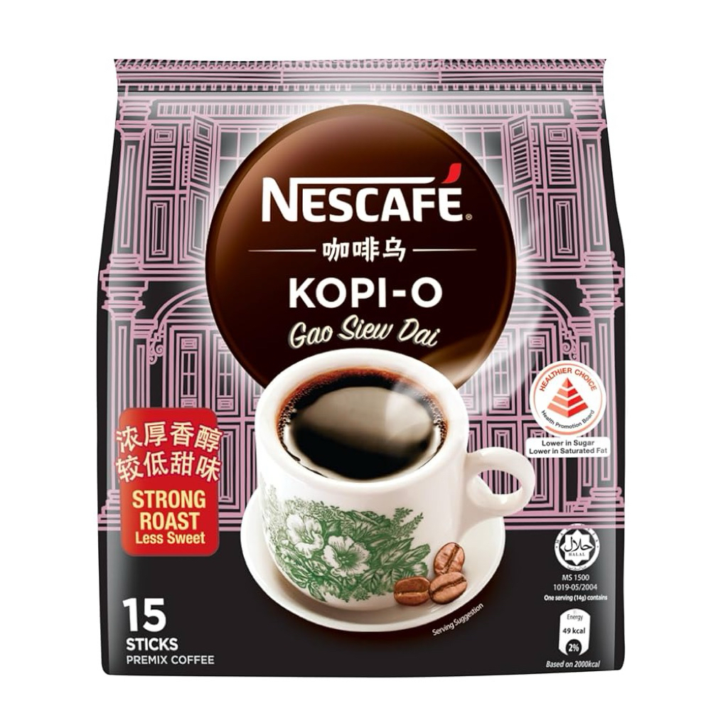 

Kopi Instan Nescafe Singapore KOPI O GAO SIEW DAI READY STOCK