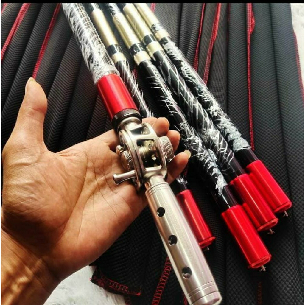 Joran Tegek ZOOM set 6H Terbaru dan terlaris ready ukuran 450-540-630-720 cm Import Original