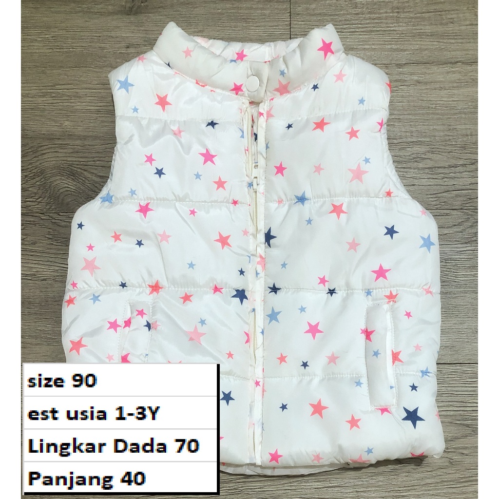 Promo Vest Rompi Gembul Bulang Waterprof Bolbal Hoodie Premium Anak-Remaja-Dewasa Second Preloved