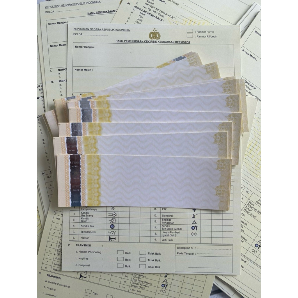 

Kertas Gesek Nomor Rangka dan Mesin Samsat - Alat Cek Fisik Kendaraan Bantuan