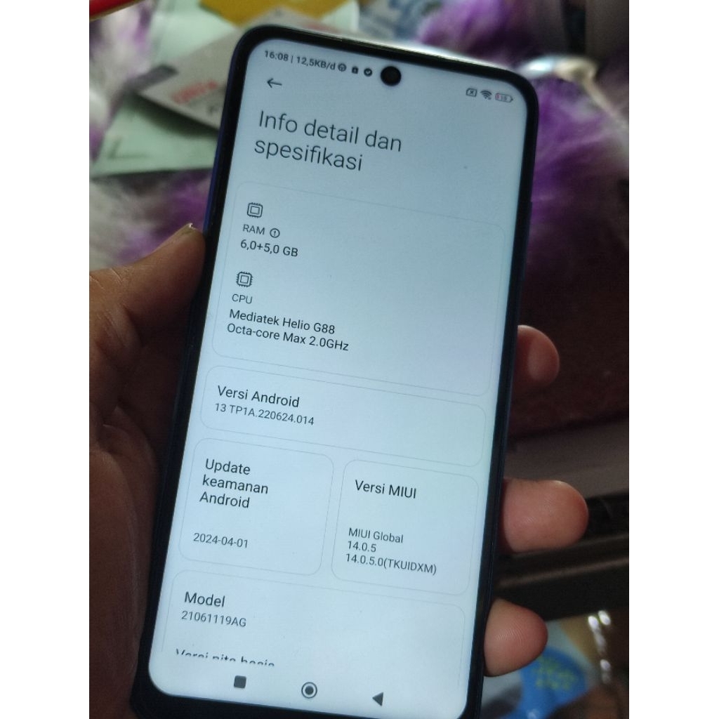 HP second Mulus Normal Redmi 10 6/128