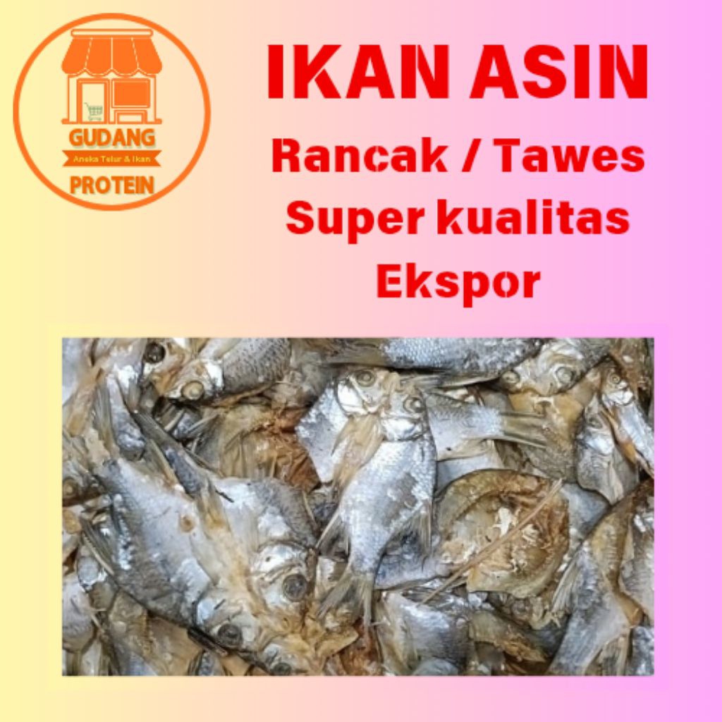 

ikan asin rancak/Tawes super terbaik termurah istimewa