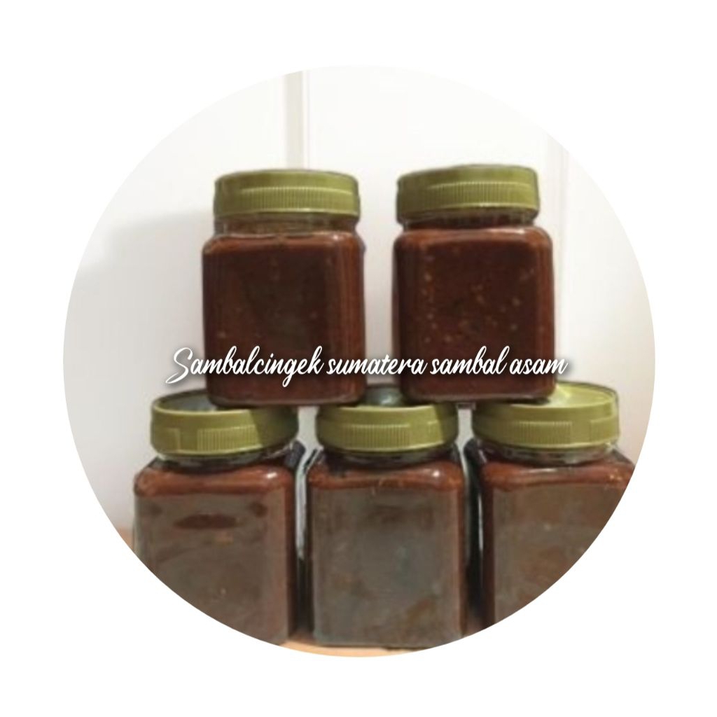 

sambal cingek manis asam pedas kental lezat kemasan