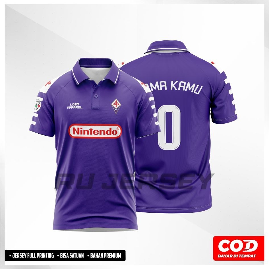 Jersey Fiorentina 1998 Home Retro Full Printing