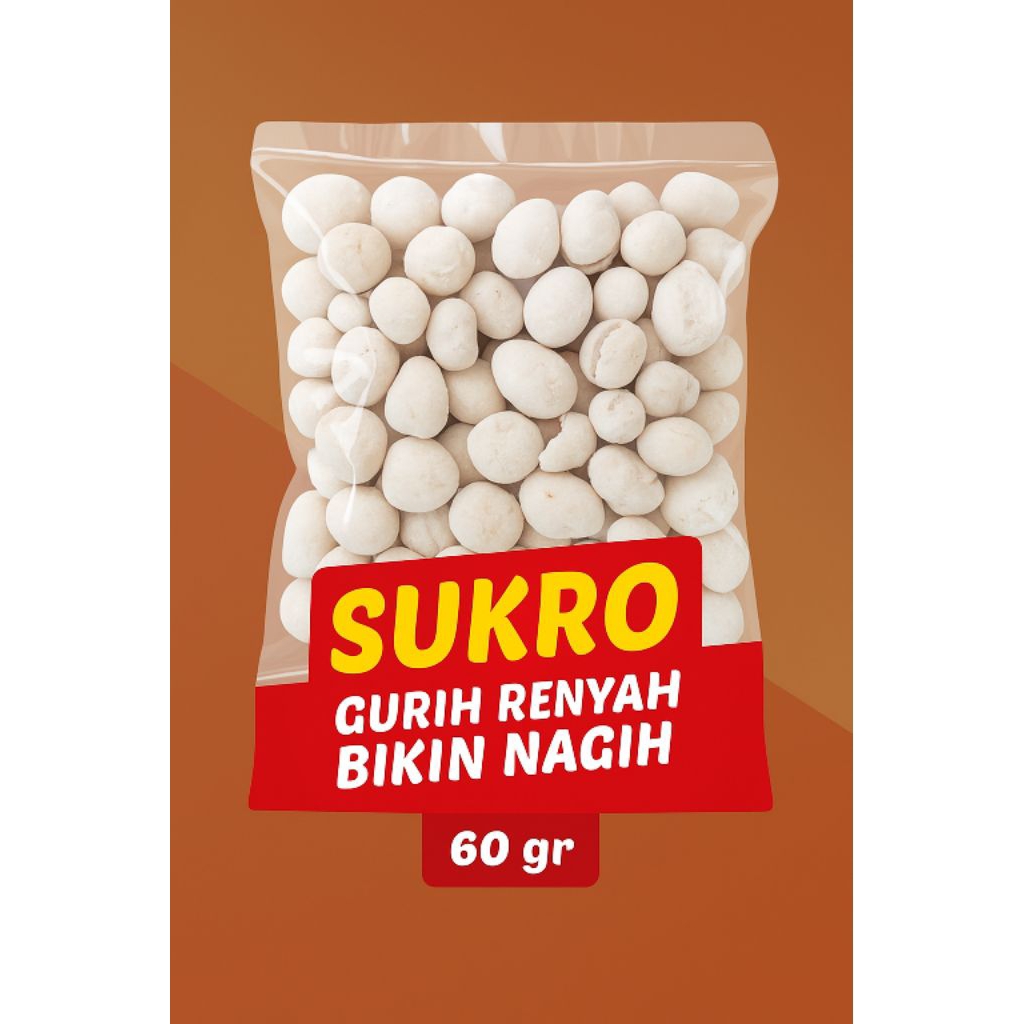 

KACANG SUKRO 60 gr//Teman asik setiap saat