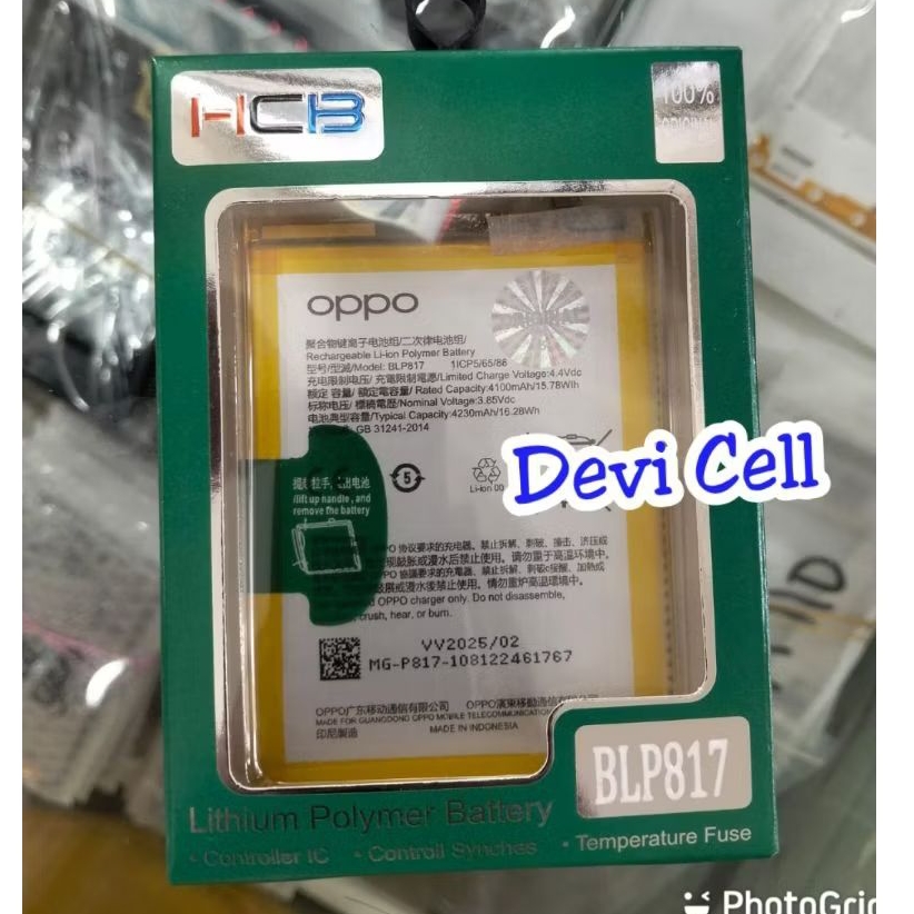 Baterai batre batrei oppo A15 A15S blp817 original