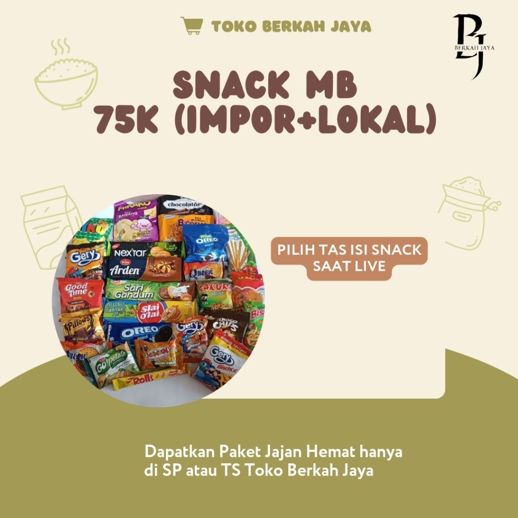 

SNACK MB (IMPORT & LOKAL) MURCE ISI 4 PACK