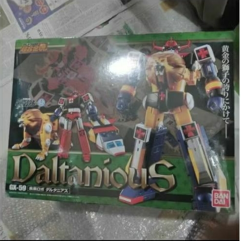 Bandai soc daltanious gx 59 diecast robot segel BNIB MISB daltanias soul of chogokin bkn voltes v go
