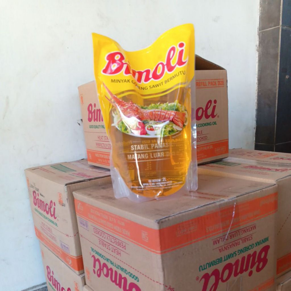 

BIMOLI minyak goreng 2 liter 6 pouch 1 dus