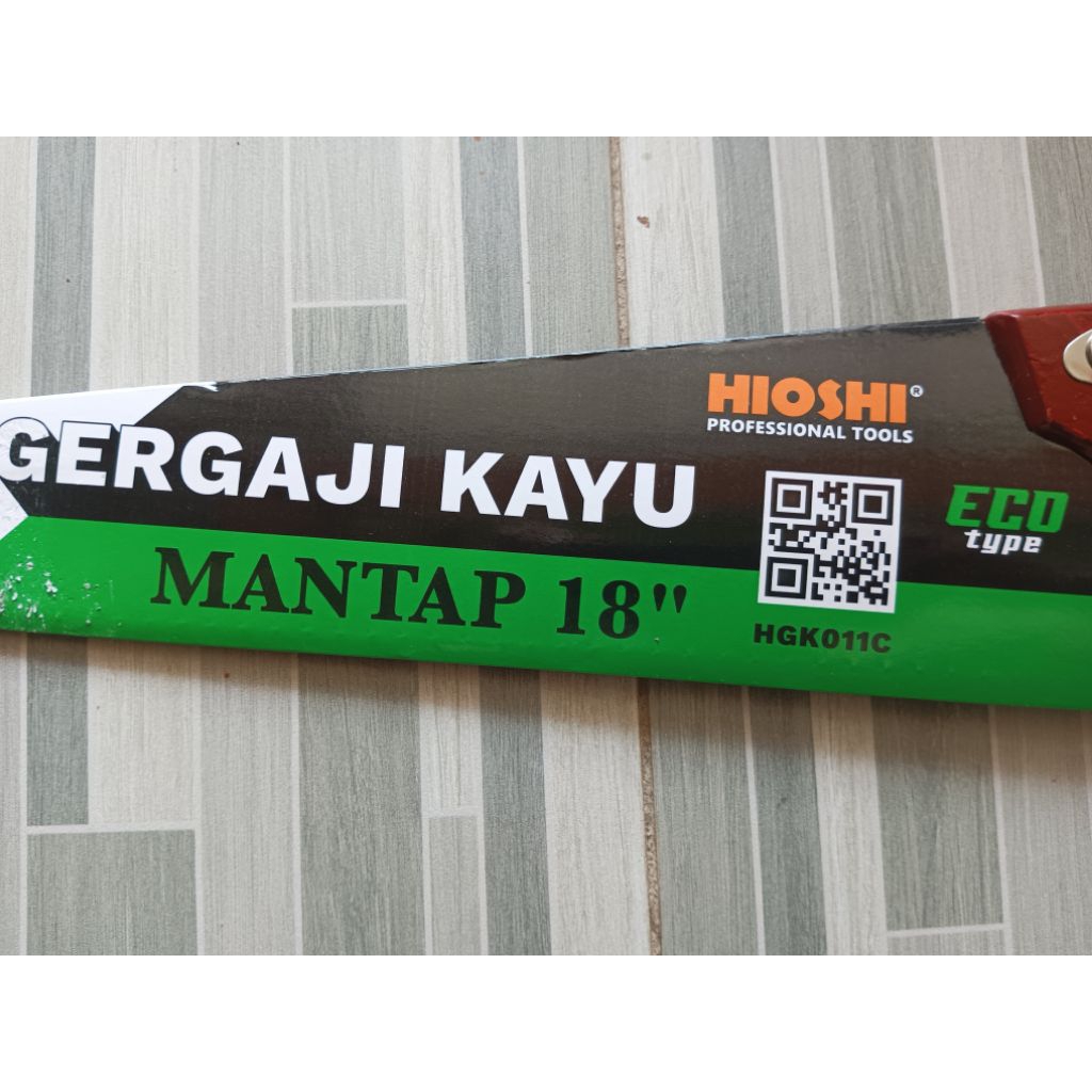 Gergaji Kayu Hioshi 18" Mantap Sudah Bekikir