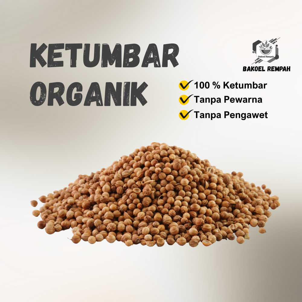 

Ketumbar Hitam / Ketumbar Organik / Ketumbar JSR - Bakoel Rempah