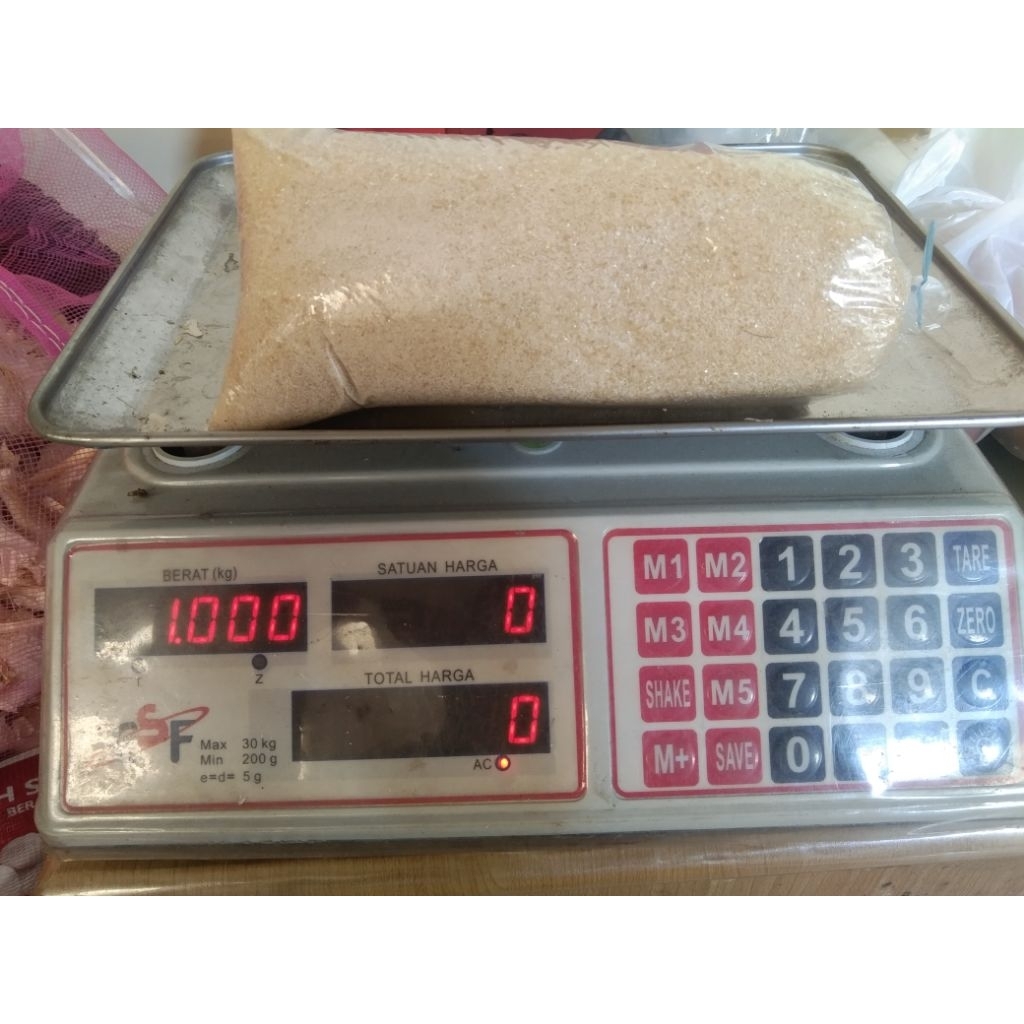 Gula Pasir kemasan 1kg coklat, lokal