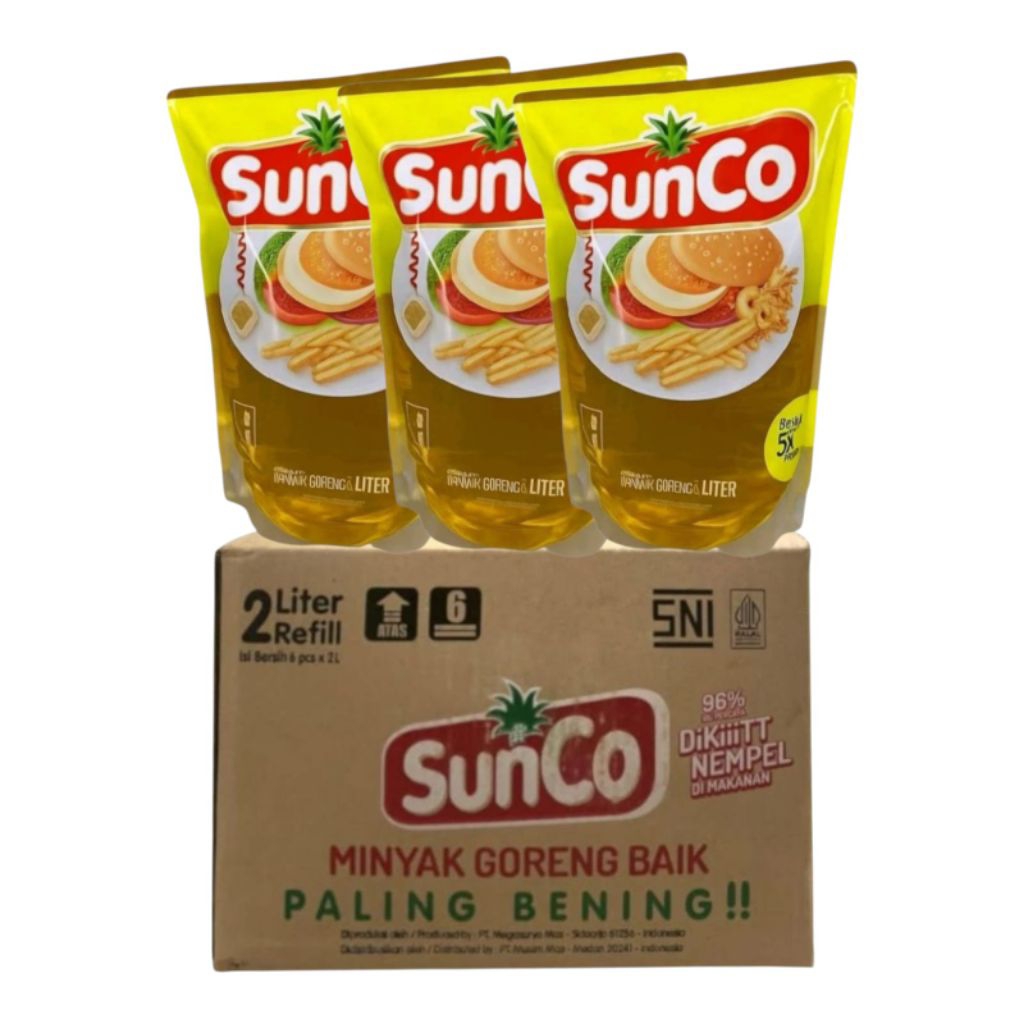 

Minyak Goreng Sunco 2liter dan 1liter