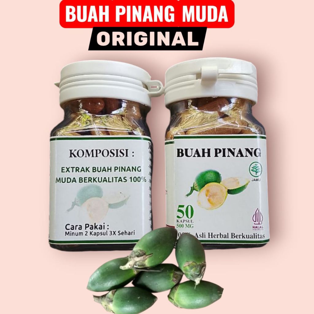 

Buah pinang Muda Original isi 50.pcs.