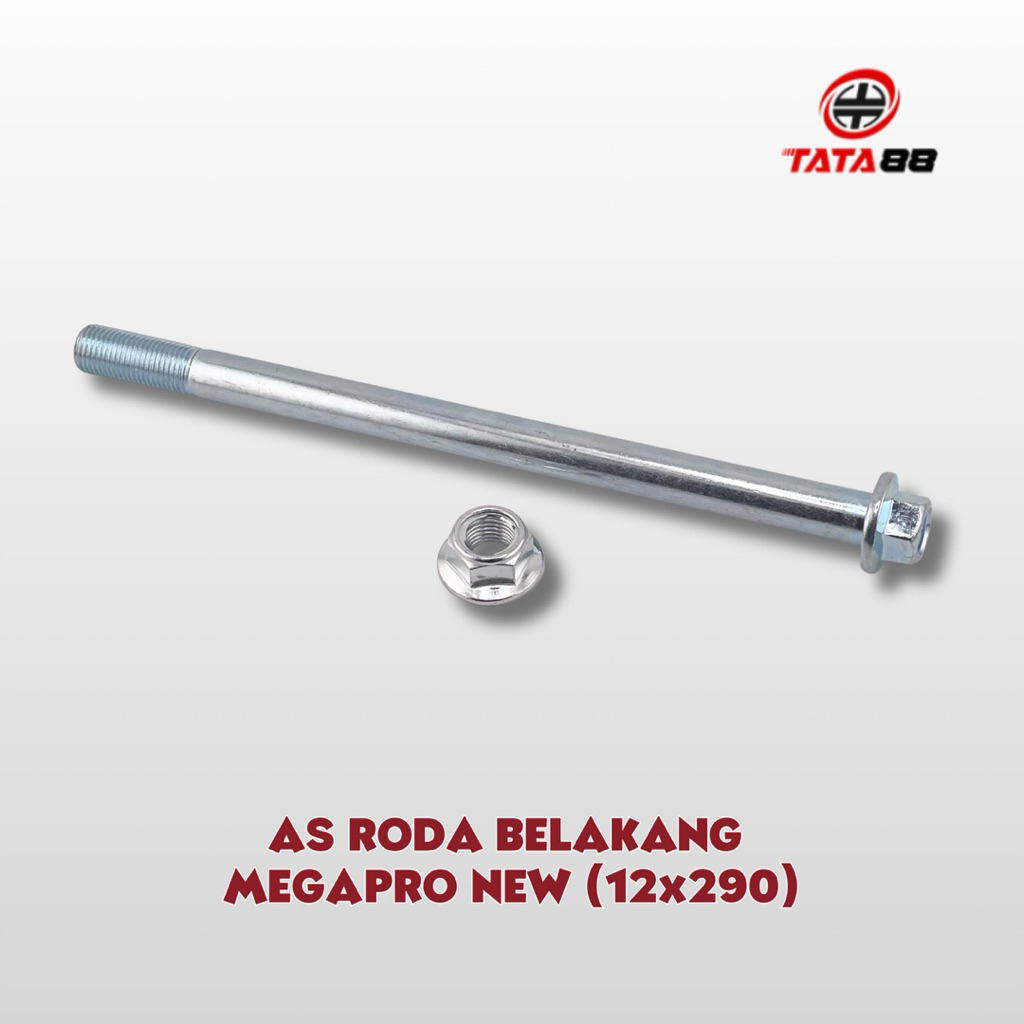 AS RODA BELAKANG MEGAPRO NEW 12 X 290 - AS RODA BELAKANG MEGAPRO NEW / VERZA / CB150R 12X 290 MM