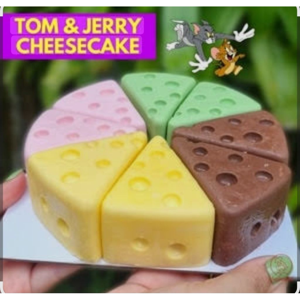 

cheescake tom and jerry, coklat keju