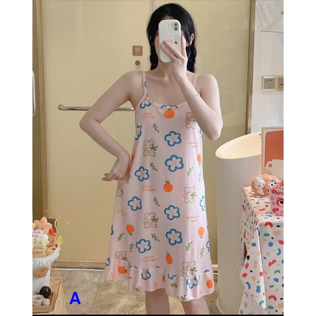 Daster Tali Satu |Baju Tidur Tank Top