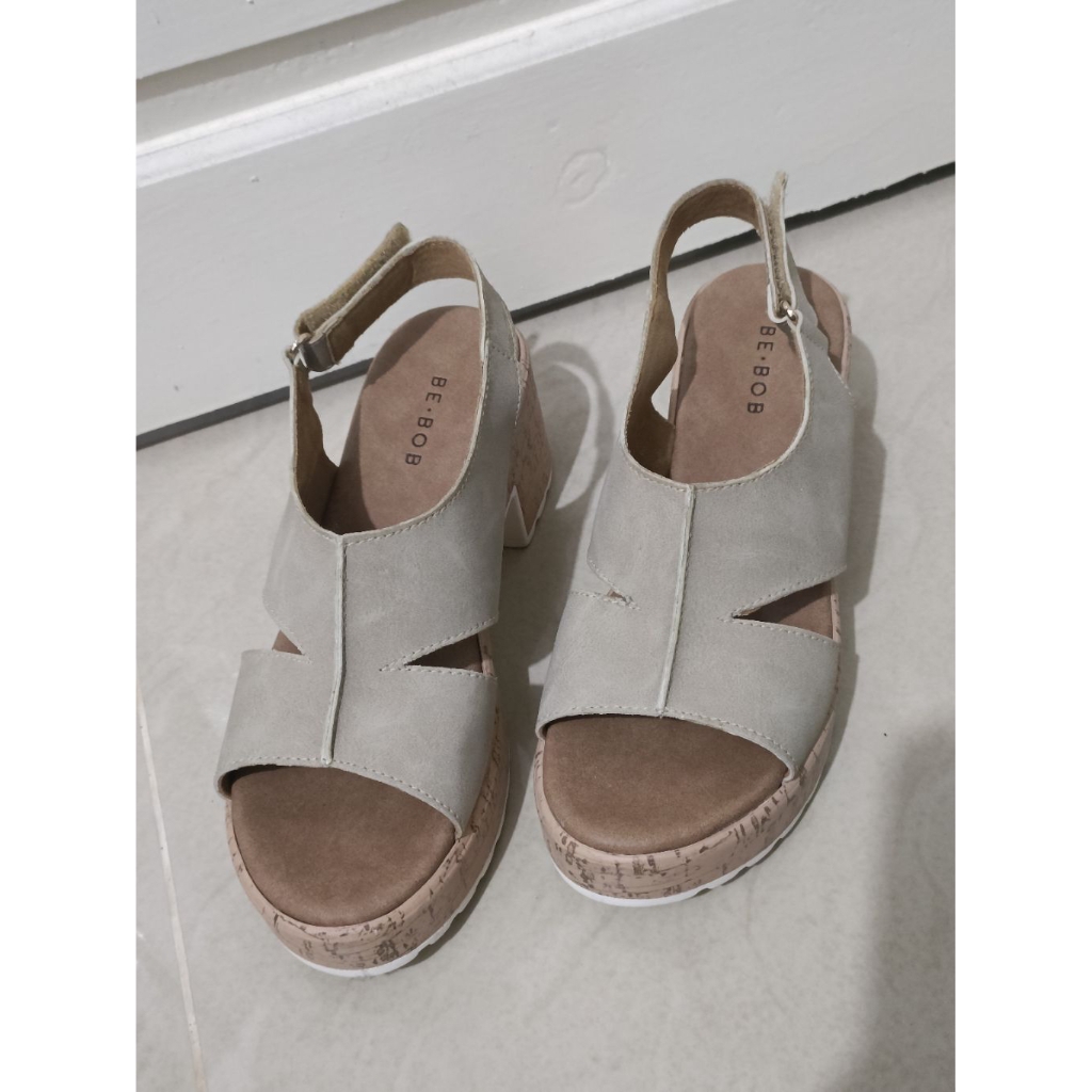 sandal sepatu BEBOB size 36 shoes heels 7cm no box